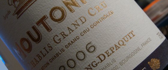 chablis moutonne long depaquit Chablis Grand Cru Moutonne, Long-Depaquit