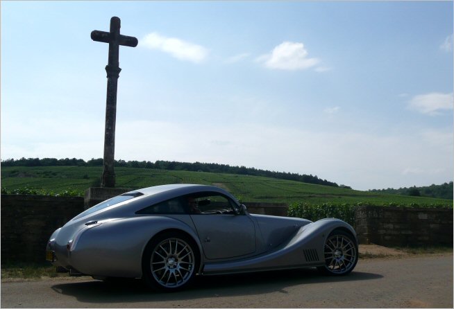 Admiring the Morgan Aeromax & Romanée-Conti