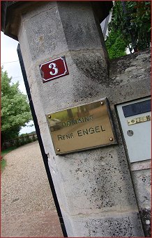 entrance to domaine rene engel